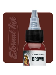 Tinta Tatuaje Eternal Ink de 0.5oz Café, Insumos, Tattoo Ink, Colores Rawhide/Almond/Ivory/Mississippi Mud/Rich Espresso/Sable/Dark Brown/Brown/Plum/Mudslide/Caramel/Cocoa Bean/Dark Ochre - Café - Ver 10