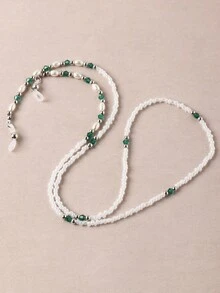 1pc Pearl Beaded Eyeglass Chain For Girls - Multicolor - View 6