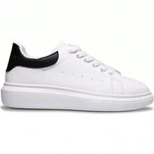 Shendy Vendy Tenis Hombre de Moda Sneakers Running Casual Tenis de Deporte-Zapato deportivo casual blanco para hombres, zapato de skate de moda ligero y transpirable con punta redonda y suela antideslizante.