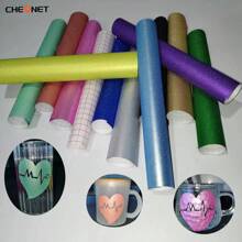 12 piezas Pegatinas de vinilo autoadhesivas con brillo + Juego de pegatinas de vinilo para transferencia, Personalización DIY - 12 combinaciones de colores - Ver 7