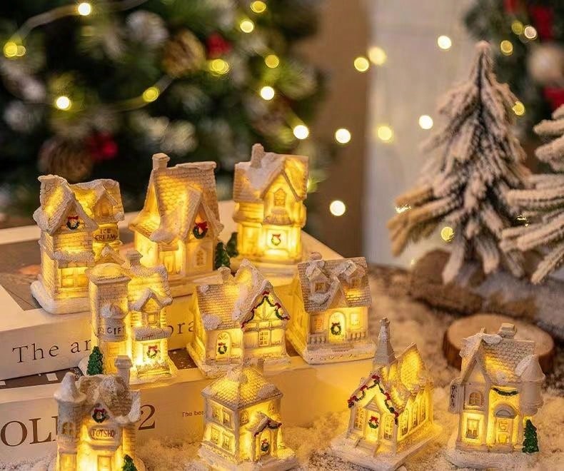 ミニチュアクリスマスシーン セット （ミニチュア クリスマスの 