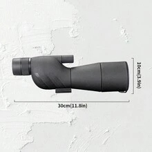 1件可變倍率單筒望遠鏡,專業級,25-75×60倍率,大口徑,高清晰度,適合觀鳥 - 黑色 - 查看 6