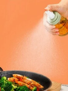1 Botella De Aerosol De Aceite Con Spray Para Cocina, Barbacoa, Parrilla Y Cocina Al Aire Libre - Verde - Ver 3