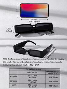 Men Square Frame Fashion Glasses Casual Shades Accessories Beach Accessories Glasses Shades Festival Shades For Summer Beach Vacation,Outdoor,Travel