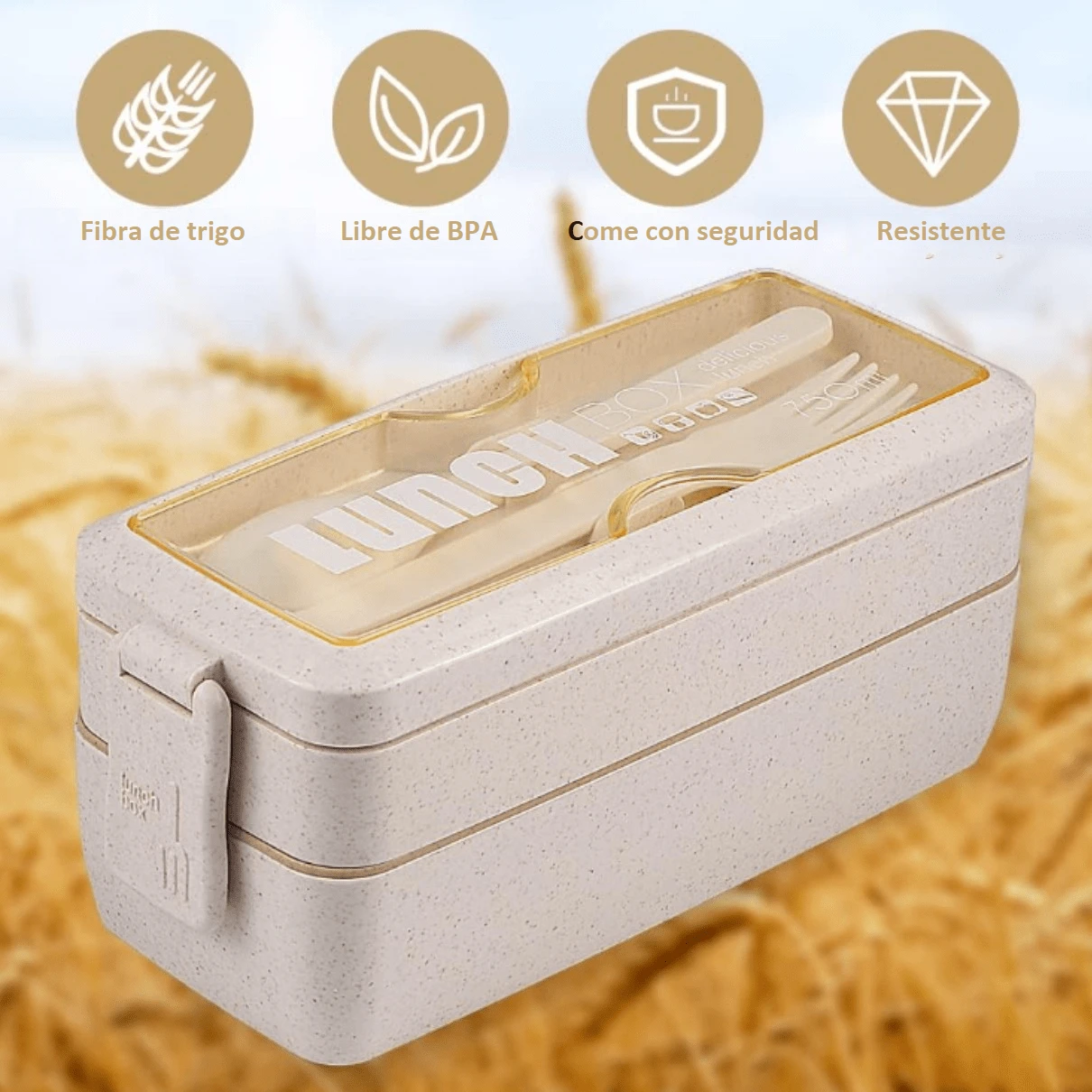 Lunch Box 2 Levels Bento Lunch Carrier SHEIN UK