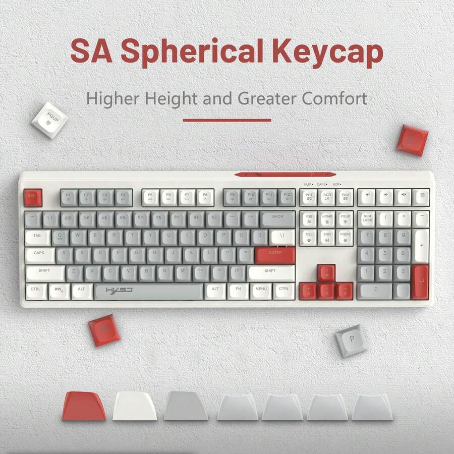 MAGICREFINER Gaming Keyboard,Wired Keyboard with RGB Backlight,Mute