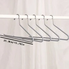 1pc Z-Shape Pants Hanger With Goose Shaped Clips, Adult Clothes Hanger With Non-Slip Design - Multicolor - View 6