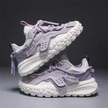 男女孩秋季新款運動鞋,籃球鞋,跑步鞋,運動休閒鞋 - 紫色 - 查看 1