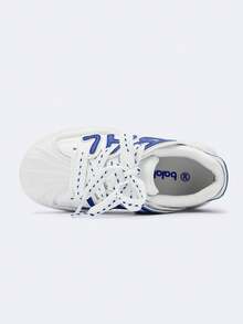 Balabala 年轻女孩舒适的运动鞋 - 藍白色 - 查看 5