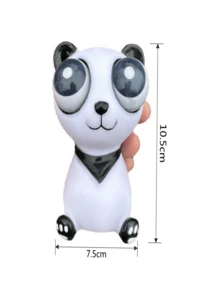 熊貓令人瞠目結舌的擠壓玩具,減壓熊貓玩具,節日禮物 - 彩色 - 查看 8