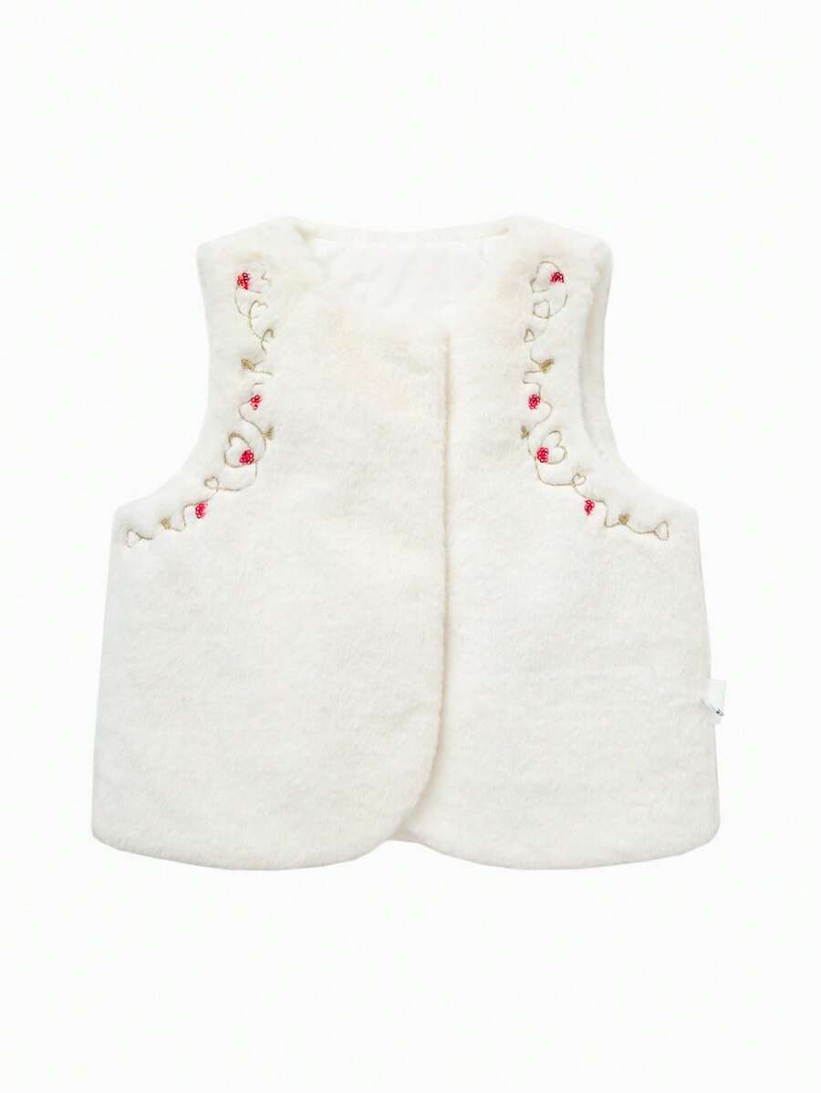 Balabala Baby Girl Fluffy Vest SHEIN UK