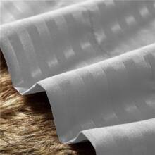 Juego de sábanas Quetzal, tamaño King Size, microfibra ultrasuave satinada, ajustable a colchones de hasta 25 cms de altura, color a elegir - Gris Claro - Ver 7