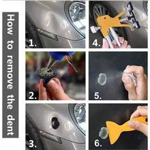 新款汽車拆卸工具套裝,汽車修復工具,吸盤式車身無痕修復工具,汽車用修車工具 - 杏色 - 查看 7