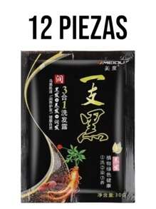 Ginger Black Shampoo And Dye 12 Pieces - Multicolore - Visualizzare 1