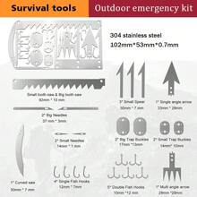 65 In 1 Survival Emergency Kit, Professional Survival Gear Equipment Tools First Aid Accessories Backpack For SOS Emergency Hiking Camping Adventure - Black - View 8