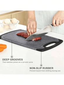 1pc/3pcs/Set Of Kitchen Fruit And Vegetable Cutting Boards, Easy To Clean Cutting Boards, Suitable For Cutting Meat, Vegetables, And Fruits. Kitchen Cutting Tool Set