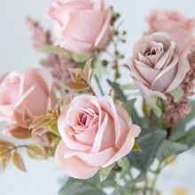 1 Miếng Hoa nhân tạo Lụa Hoa hồng Fake Hoa oải hương Ngày lễ tình nhân Cô dâu Bó hoa Đối với Mùa thu Đồ trang trí Lễ cưới Cái bình hoa Đối với Nhà  Phòng ăn Phòng ngủ Đồ trang trí , Lễ hội Tiệc sinh nhật Phụ kiện , Ngoài trời Sân vườn Đồ trang trí - Cà phê nâu - Xem 5