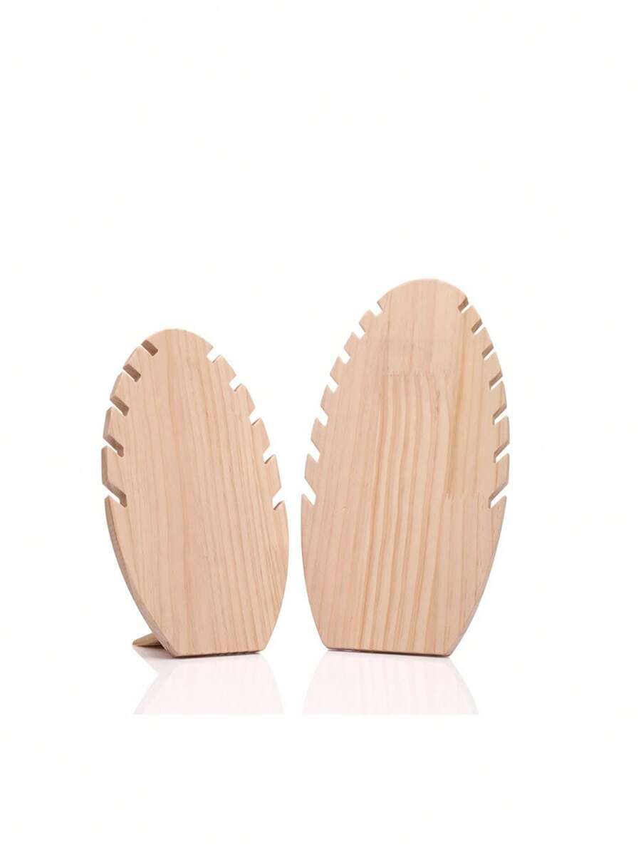 Wooden Jewelry Display Stand, Necklace Organizer, Jewelry Storage Rack, For Pendant Display In Jewelry Store Showcase - Beige - View 1