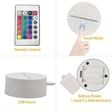 Mr001(16l) Mermaid Night Light - White - View 4