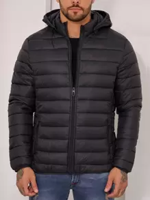 Men Down Coats - Black - View 7