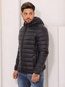 Men Down Coats - Black - View 4