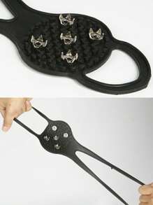 2 件/包冬季冰爪防滑鞋套搭配雪地鞋釘