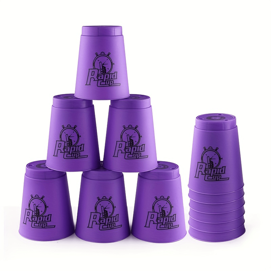 12pcs Stacking Cup Game For Mind And Logic Training, Ideal For Early