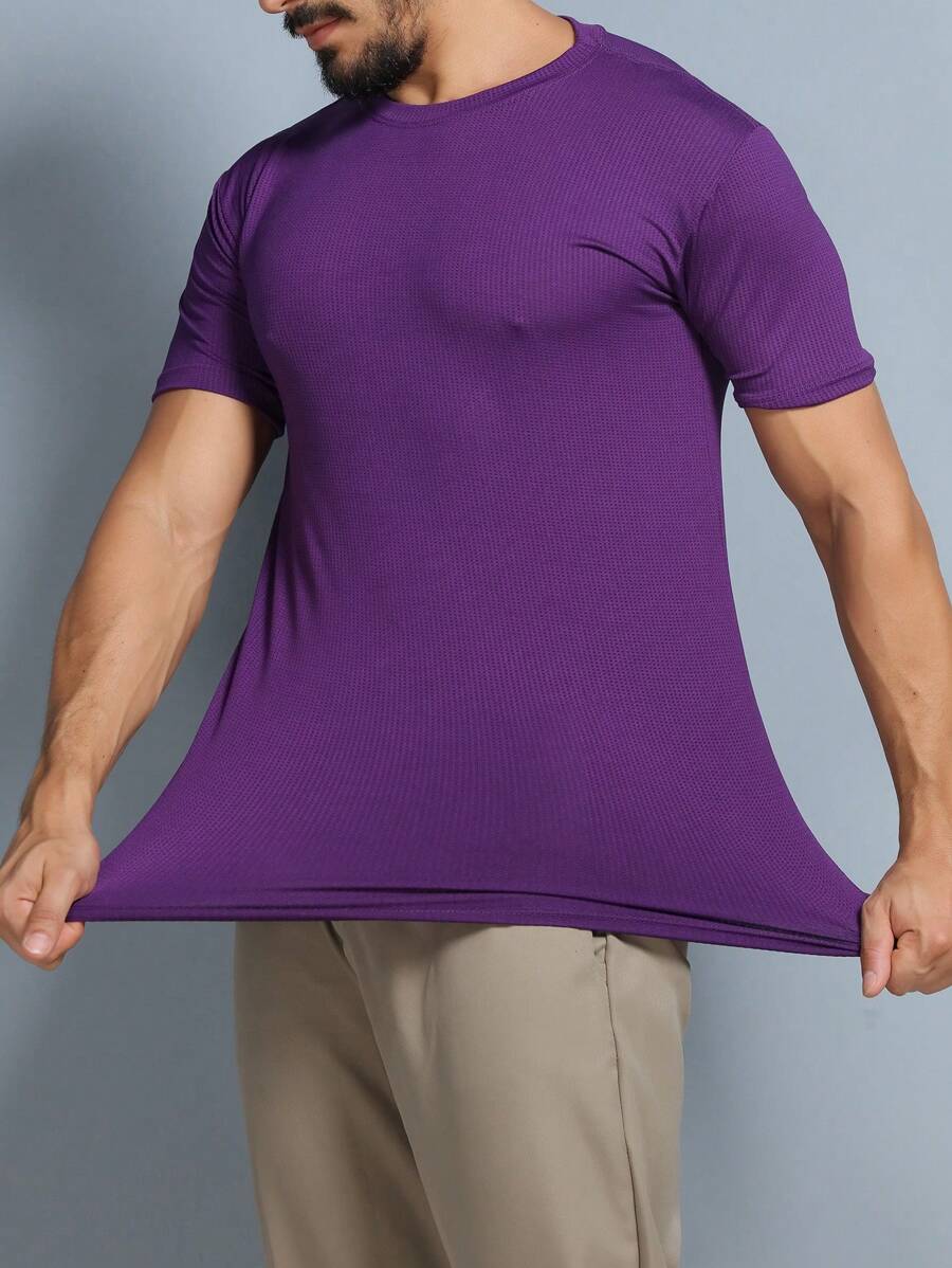Men T-Shirts - Morado - Ver 1