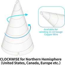 1個線圈卷繞夾具園藝用品銅線天線夾多功能線圈卷繞模具植物銅線天線夾 - 小號[6.2*3.5cm] - 查看 5