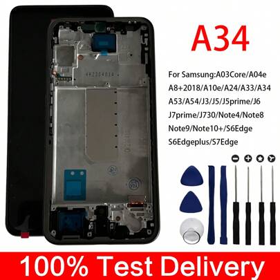 Premium Quality Lcd Screen Replacement Compatible With Samsung A34