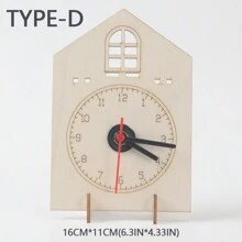 時鐘製作套件,組裝自製時鐘,手工木製模型,適合成人和兒童diy和設計自己的時鐘, - 木製工藝品 - 查看 11