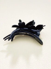 1 kẹp tóc trang trí đính đá xanh thanh lịch cho nữ (ba răng, đuôi én), hoàn hảo để làm quà tặng và thời trang khi đi làm - Màu xanh lá cây đậm - Xem 5