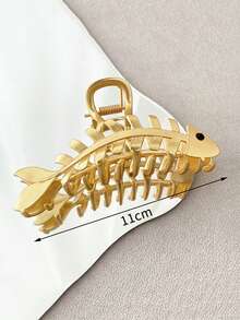 魚骨造型髮夾,防滑,強力定型髮型工具,法式設計,適用於粗細髮質,適用於女性和女孩適用的萬聖節時尚髮飾配件