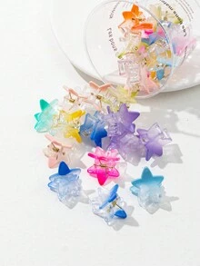 25 cái Đầy màu sắc Ngôi sao Kẹp tóc , Hoàn hảo Qủa tặng Đối với Cô gái tuổi teen , Bạn gái , Trẻ em & Gia đình - Nhiều màu - Xem 1