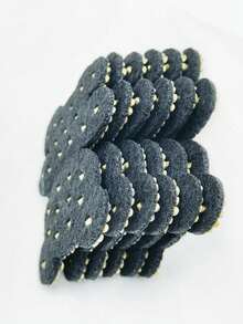 1入組6粒女性鑲嵌水鑽熊形diy珠寶配件,適用於髮夾、衣服、帽子diy裝飾