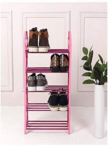 Organizador Zapatos Rack Zapatera 4 Niveles - Rosa - Ver 1