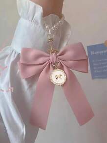 包袋吊坠 包袋配件 仿珍珠钥匙扣 可爱仿珍珠串珠手链钥匙扣 女士和女孩的复古饰品 钱包 包袋 背包 汽车饰品 丝带珍珠吊坠 情人节 花边钥匙扣饰品 蝴蝶结钥匙扣 学校用品 教师礼物 返校用品 教师配件 返校用品 教师礼物 - 粉色 - 查看 7