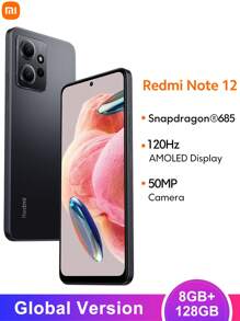 Xiaomi Note 12 8GB RAM 128GB ROM, Minimalist Solid Color - Grey - View 1