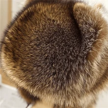 1pc Unisex Raccoon Earflap Hat, Faux Racoon Fur Trapper Hat, Winter Warm Hat - Brown - View 4