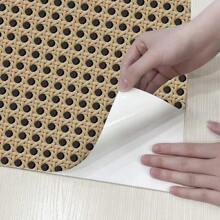 1 rollo de papel tapiz autoadhesivo de bambú simple para decoración de paredes en dormitorio, sala de estar y tienda, removible, impermeable, a prueba de polvo, aislante acústico, pegatinas planas con lujo ligero, paneles de pared de renovación, papel tapiz, artículos de decoración de primavera para refrescar su hogar, pegatinas de decoración de ramas, regalos de cumpleaños y graduación