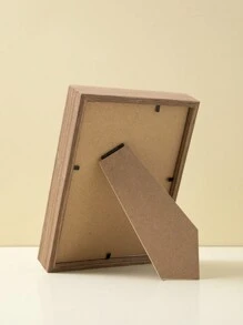 1pc Pet Cat/dog Memorial Picture Frame Desktop Display Stand - Coffee Brown - View 6