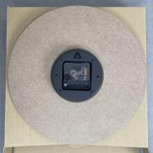 復古木製掛鐘,意大利廚師圖案,靜音電池供電圓形裝飾掛鐘,適用於房間廚房餐廳食物節日裝飾,可以送禮給廚師,10吋12吋14吋16吋(無電池)