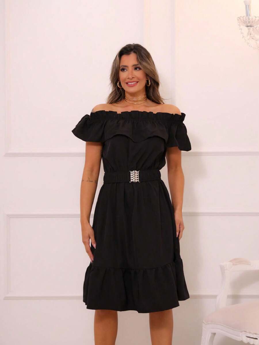 Women Dresses - 黑色 - 查看 1