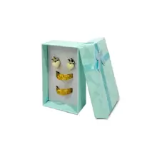 12 cái/lốc Giấy Hộp Nhẫn Dây chuyền Vật rủ xuống Hộp Hoa tai Hộp đựng Đồ trang sức Kệ trưng bày Đồ rẻ tiền Lưu trữ Đạo cụ Hộp Quà - 12 cái - Xem 15