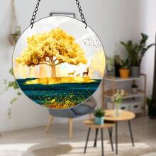 1 Miếng Nghệ thuật Cửa sổ Trang trí , Acrylic Đón nắng Tường Cửa sổ Cây Vật trang trí Đối với Ngoài trời Trong nhà Đồ trang trí - Nhiều màu - Xem 1