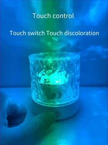 1 个 USB 供电动态波浪图案氛围灯、3 色圆柱、RGB 16 色圆柱、3 色立方体、RGB 16 色立方体、3 色皇冠、RGB 16 色皇冠 - 彩色 - 查看 11