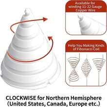 1個線圈卷繞夾具園藝用品銅線天線夾多功能線圈卷繞模具植物銅線天線夾 - 小號[6.2*3.5cm] - 查看 2
