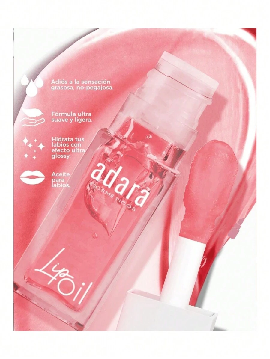 Lip oil aceite para labios con aroma a Sandía - Adara - transparente - Ver 1