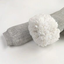 秋冬加厚兒童女孩打底褲,可當內衣或外穿,保暖舒適 - 灰色 - 查看 5