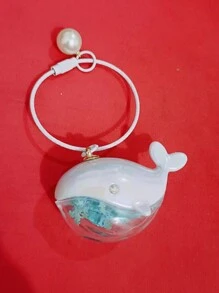 Llavero En Forma De Ballena Con Colgante Para Mochila - Multicolor - Ver 3